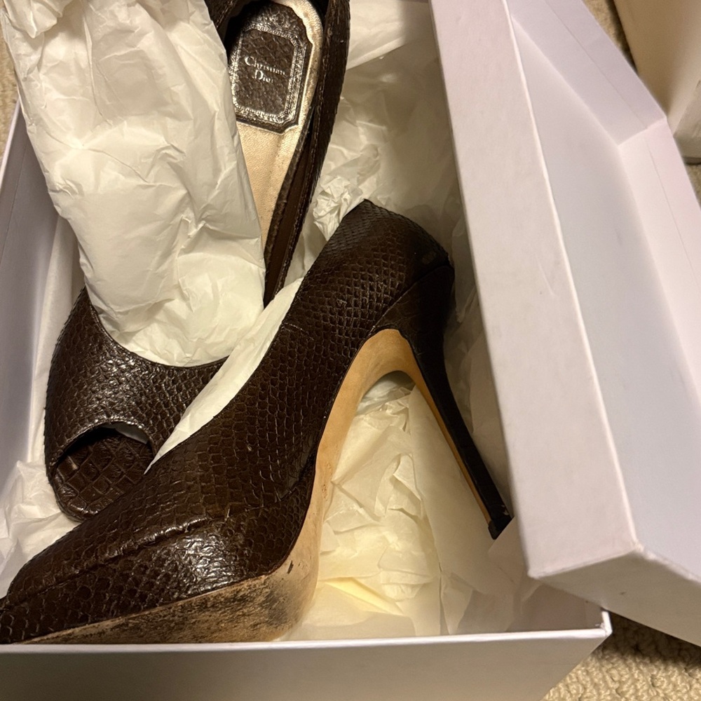 Christian Dior Miss Dior Escarpin brown 38.5